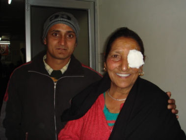 手術が終わって笑顔が！